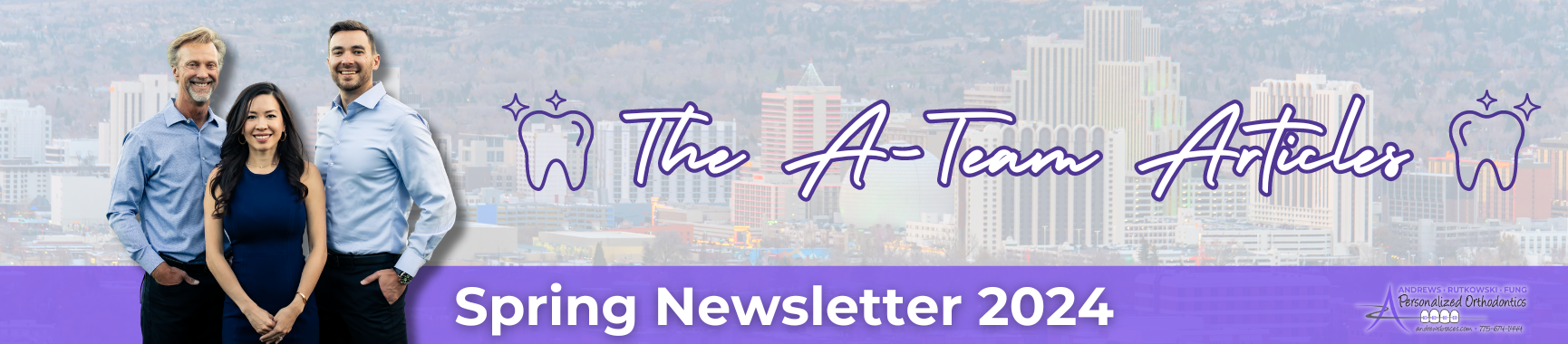 The A-Team Articles Newsletter header
